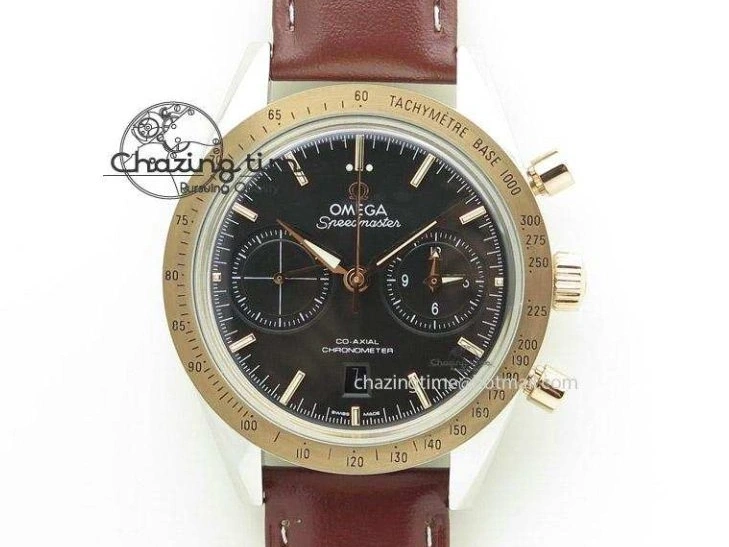 0306 TechFriendly SpeedMaster MoonWatch SS OMF 1:1 Best Edition Black Red Dial On SS Bracelet A9300 V 8092
